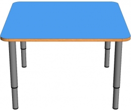 Стол квадратный на регулируемых ножках (0-3гр) ЛДСП