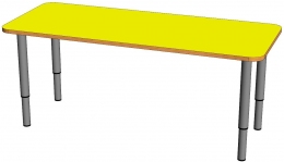 Стол прямоугольный на регулируемых ножках (0-3гр) ЛДСП